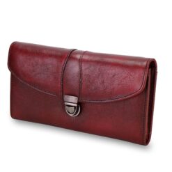 Genuine Leather Wallet Red