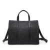 Genuine Leather Tote Bag For Women, Handbags Laptop Bags, Ladies Shoulder Crossbody Hobo Purses Black